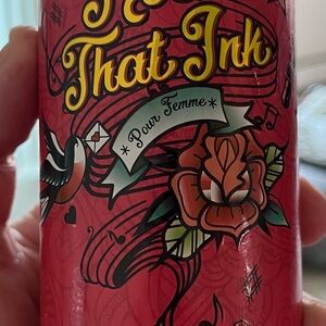 Pour Femme Red Perfume Bottle